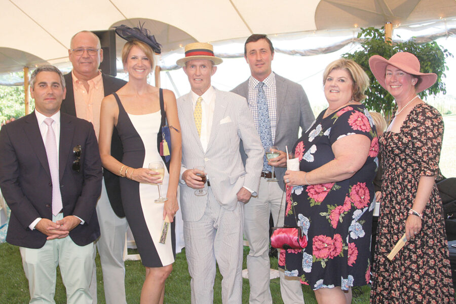 title="07/25/19, MONMOUTH COUNTY HISTORICAL ASSOCIATION’S 44TH ANNUAL GARDEN PARTY, Rumson, NJ, Jesse Spector, Nick McCabe, Pam Lacey, Mark Gilbertson, Chris Meagher, Sandy Jones, Vera Hough"