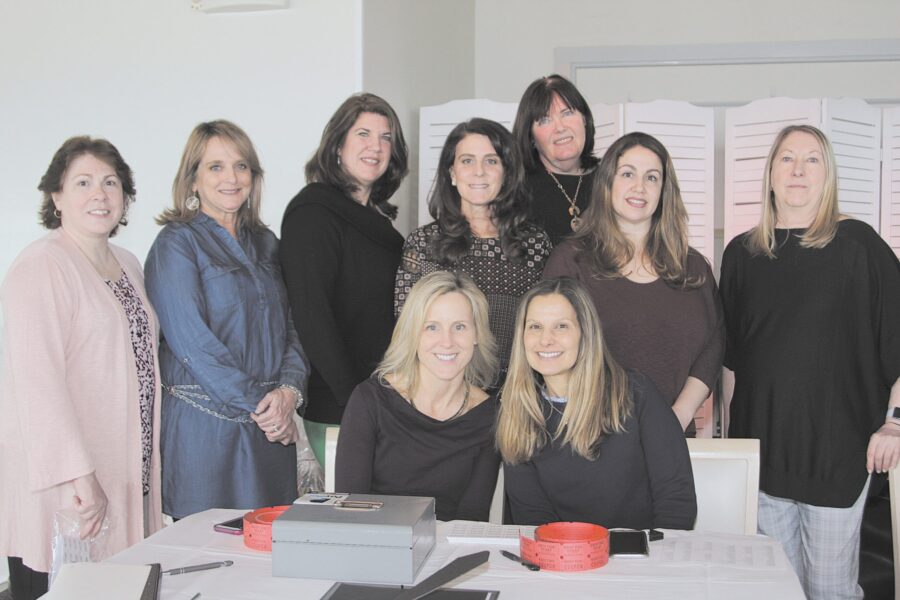 02/07/19, Red Bank Regional But Backer Foundation Presented "Snowflakes and Sandcastles" Luncheon, McLoone’s Pier House, Long Branch, Lu White, Joyce Fernandes, Patti Forsman, Annie Swartz, Donna Loftus, Valerie Kostic, Peggy Mercereau, Kelly Dengler, Kristin Grassi