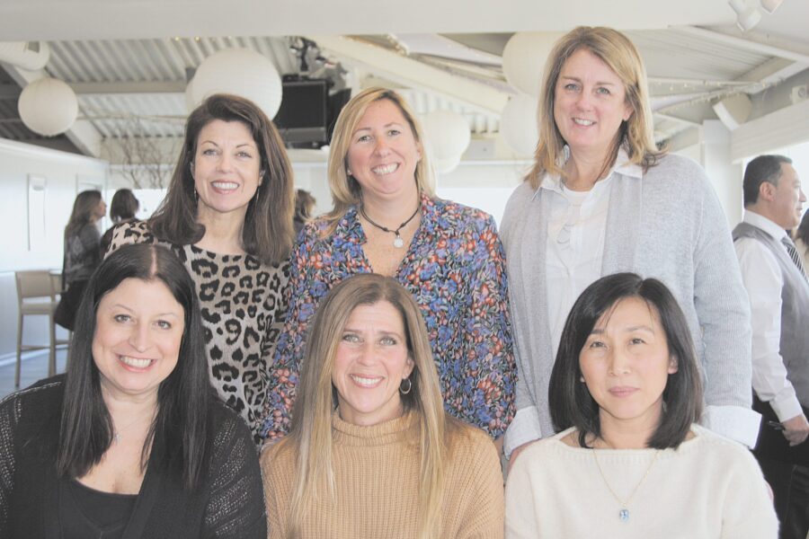 02/07/19, Red Bank Regional But Backer Foundation Presented "Snowflakes and Sandcastles" Luncheon, McLoone’s Pier House, Long Branch, Jill Conway, Kim Brockway, Nancy Cody, Lisa White, Cristen Goldzweig, Edwina Bynoe