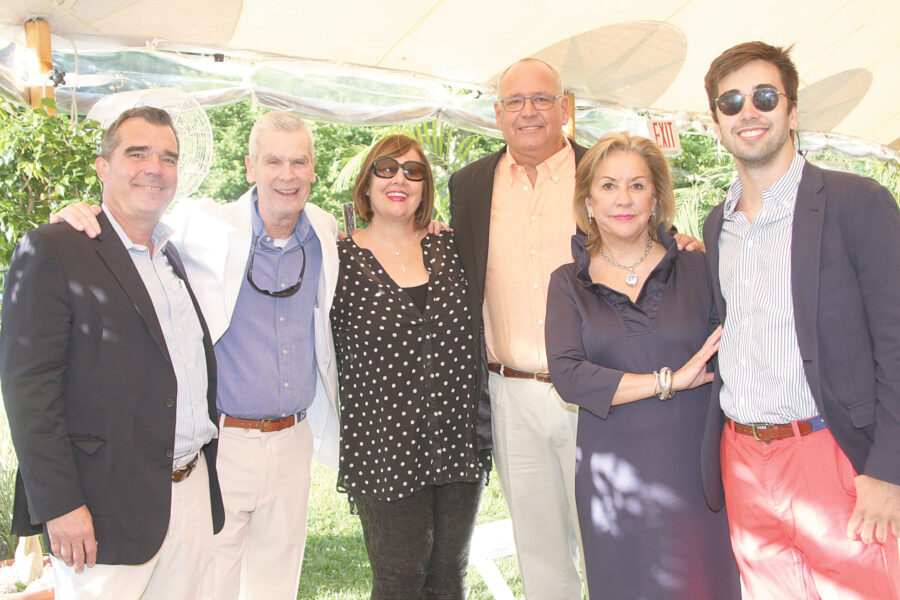 07/25/19, MONMOUTH COUNTY HISTORICAL ASSOCIATION’S 44TH ANNUAL GARDEN PARTY, Rumson, NJ, Robert Florczak, Robert Kirschner, Suzanne McCabe, Nicholas McCabe, Mary Ellen McCabe, Kevin Kirschner