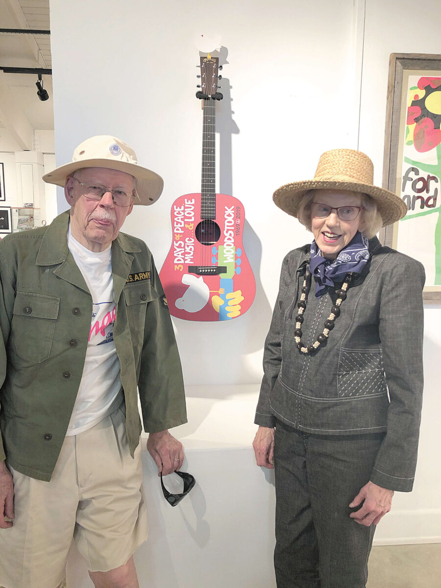 07/18/19, MONMOUTH MUSEUM CELEBRATES WOODSTOCK’S 50TH ANNIVERSARY AND THE SUMMER OF LOVE, Monmouth Museum, Lincroft, NJ, Len Nilson, Gloria Nilson