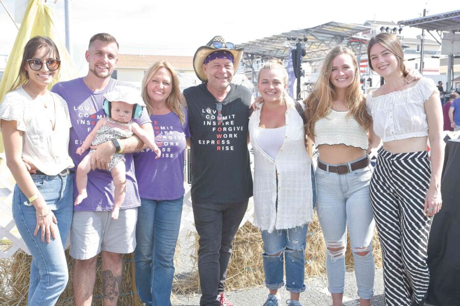 10/10/19, ROCK THE FARM FESTIVAL RAISED FUNDS AND AWARENESS FOR CFC LOUD’ N CLEAR FOUNDATION, Grant Avenue lot, Seaside Heights, NJ, Alyssa Regan, Dan Regan, Lynn Regan, Marc Regan, Ashley Regan, Emily Regan, Ceri Jones