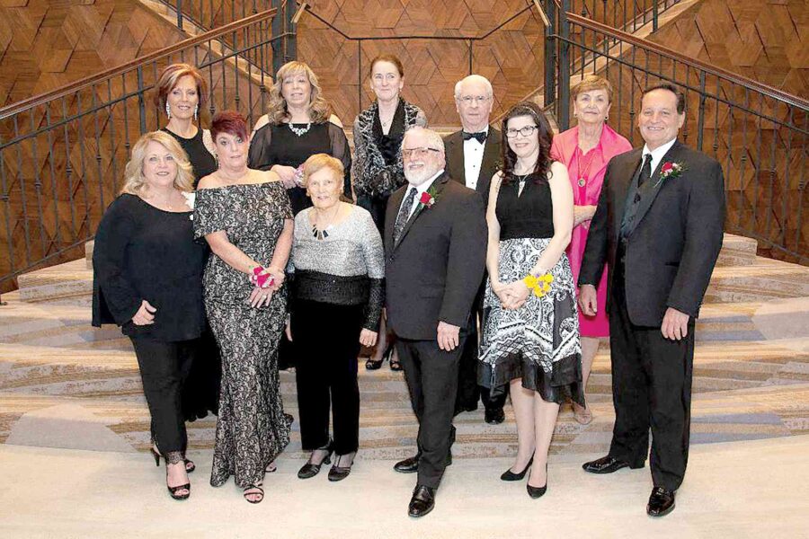04/18/19, LADACIN Network Held 38th Annual Rosebud Gala Dinner Dance, Sheraton Eatontown Hotel, NJ, Bonnie Hogan, Marlene Bell, Jean Catlin, Victor Sbailo, Margaret Winkelman, Tom Hayes, Kathy Vivona, Donna Macaluso, Rosemary Collopy, William P. Collopy, Marian Hartnett
