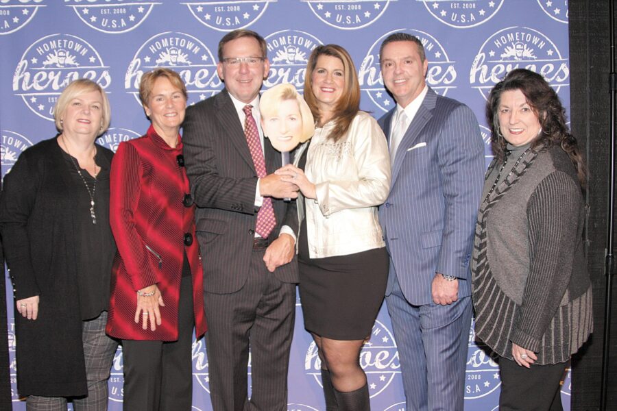 title="02/14/19, Hometown Heroes 10th Anniversary Gala And Awards Show, Brookdale Community College Performing Arts Center, Lincroft, NJ, Lori McLane, Patty Springsteen, Dave Springsteen, Serena DiMaso, Nick Ponzio, Mary Ann Larkin"