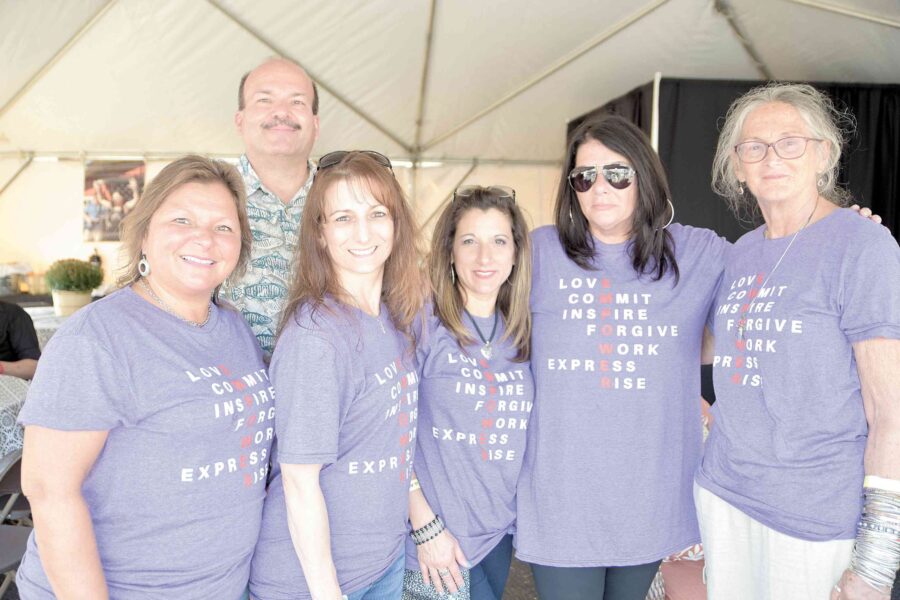 10/10/19, ROCK THE FARM FESTIVAL RAISED FUNDS AND AWARENESS FOR CFC LOUD’ N CLEAR FOUNDATION, Grant Avenue lot, Seaside Heights, NJ, Lisa Palmeri, Mike Zuber, Denise Bertola, Gina Kletter, Marie McMullan, Candiee Flores