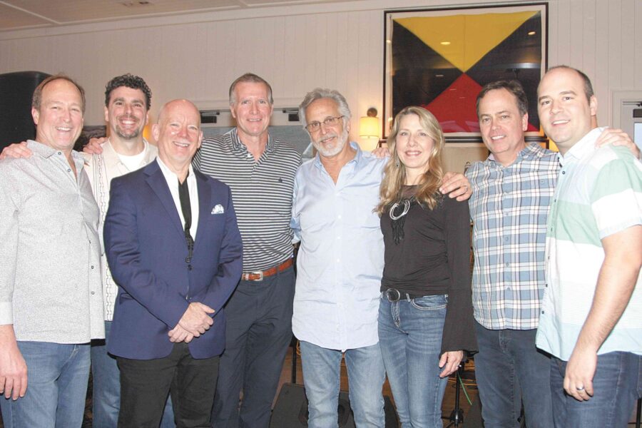 title="07/04/19, VISITING NURSE ASSOCIATION HEALTH GROUP’S BEACH BALL KICKOFF EVENT, Chapel Beach Club, Sea Bright, NJ, Jesse Spector, Maryam Spector, Lynn Spector, Bill Spector"