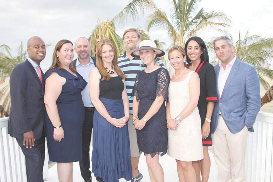 07/04/19, VISITING NURSE ASSOCIATION HEALTH GROUP’S BEACH BALL KICKOFF EVENT, Chapel Beach Club, Sea Bright, NJ, Kenny King, Nora King, Shawn Rubin, Suzanne Rubin, Sandy Mulheren, Vanessa Mulheren, Jill Drummond, Maryam Spector, Jesse Spector