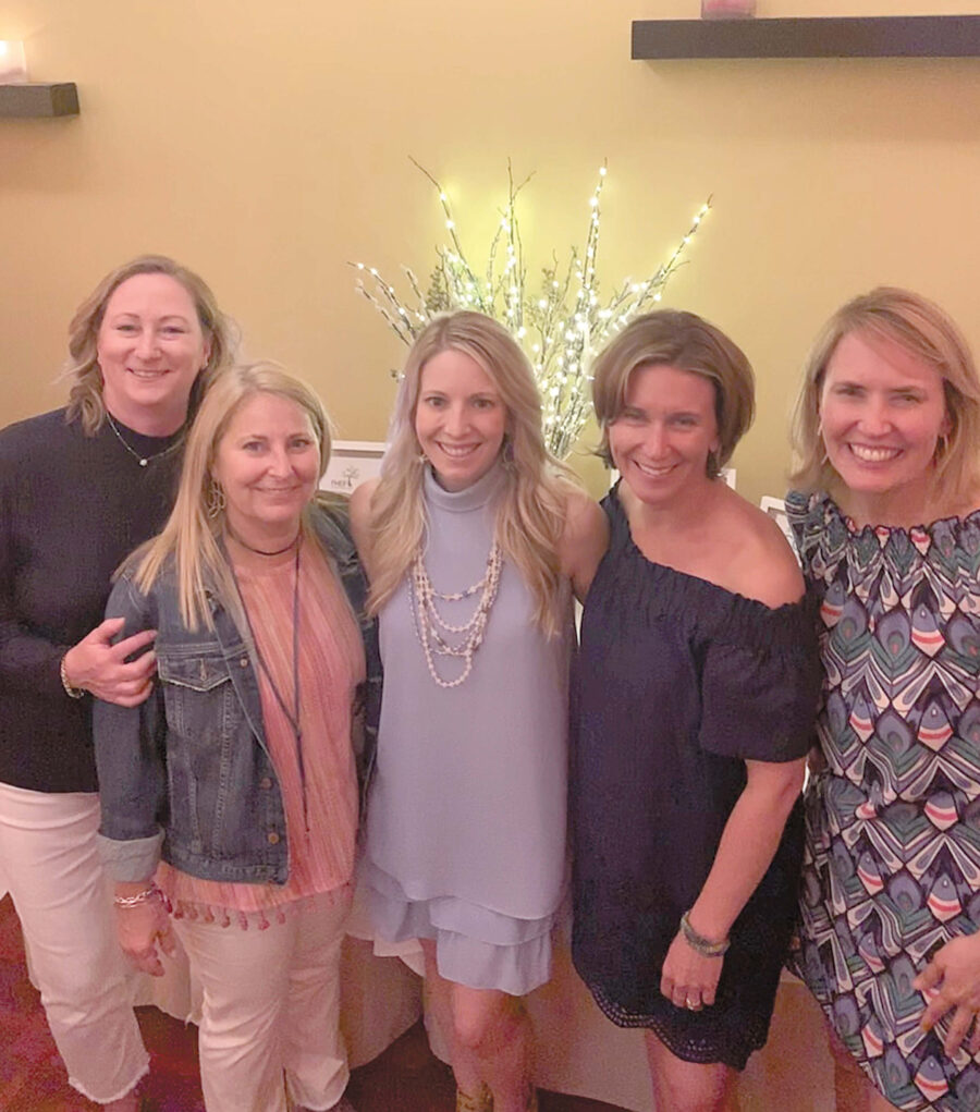 07/18/19, FAIR HAVEN EDUCATION FOUNDATION’S WINE TASTING AND BUYING EVENT, Restaurant Nicholas, Red Bank, NJ, Kelly McCann, Kim Kennedy, Amy Romano, Jill Sullivan, Karen Gyimesi