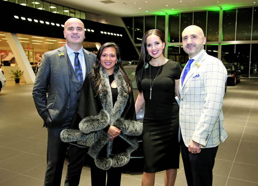 04/12/18, Monmouth Park Charity Fund Kicked Off May 5th Kentucky Derby Day Event, Ray Catena Audi Dealership, Freehold, NJ, Photo Courtesy Equiphoto, Michael Duru, Maria Duru, Sofia Duru, Matt Duru
